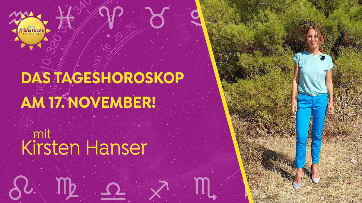 Tageshoroskop 17.11.2022