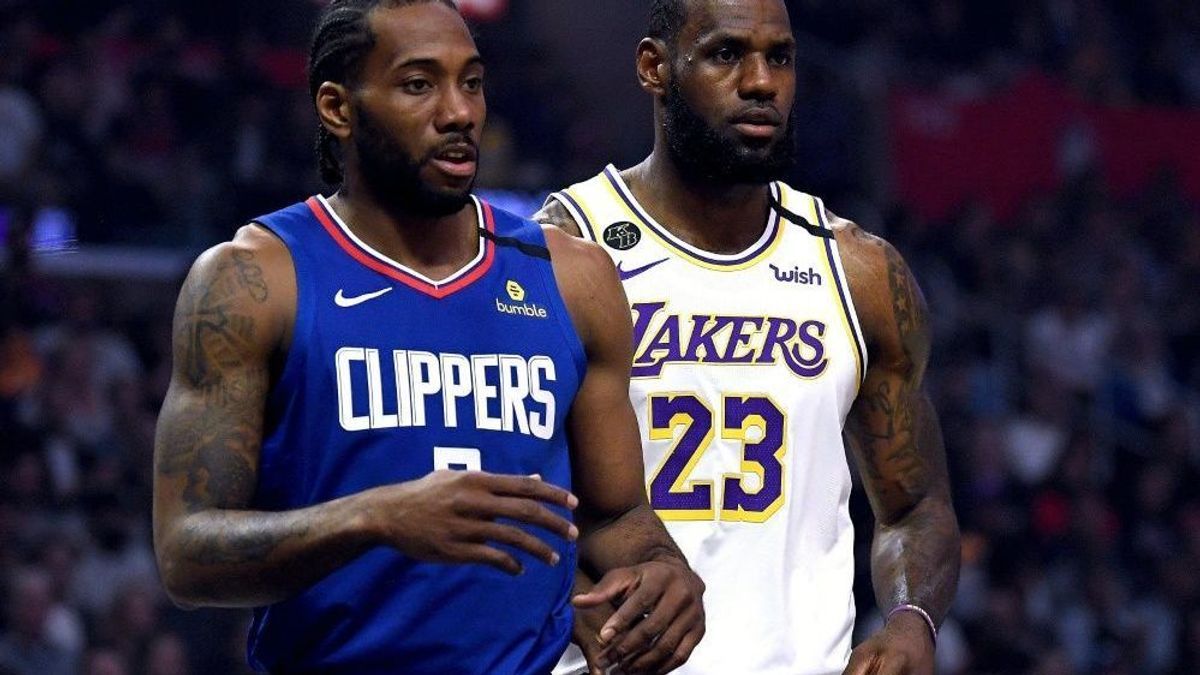 Lakers gegen Clippers mit LeBron James (r.) zum Auftakt