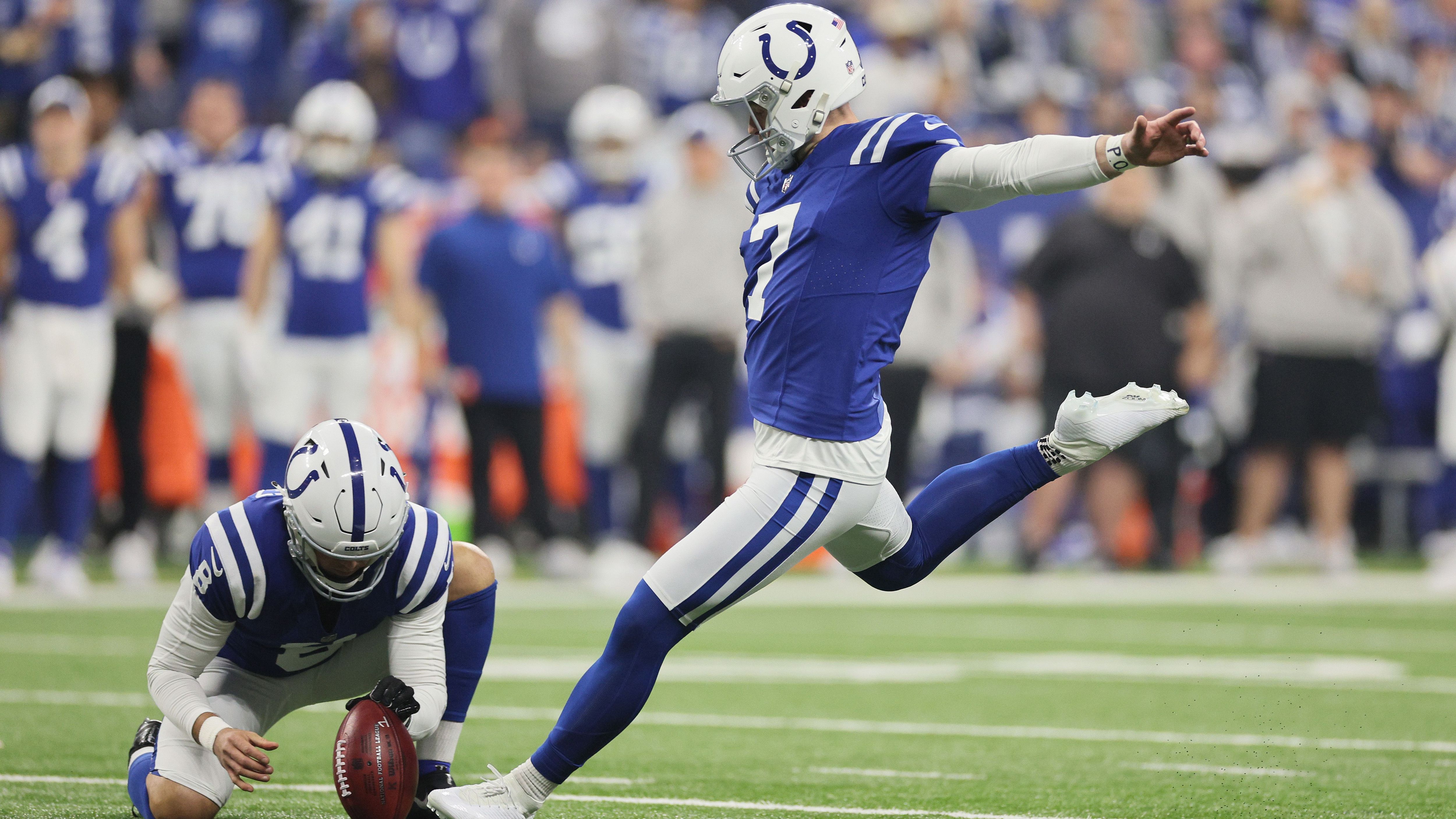 <strong>Indianapolis Colts</strong><br><strong>Dead Cap:</strong>&nbsp;7.829.203 US-Dollar<br><strong>Spitzenreiter:</strong> Matt Gay - 4.000.000 US-Dollar