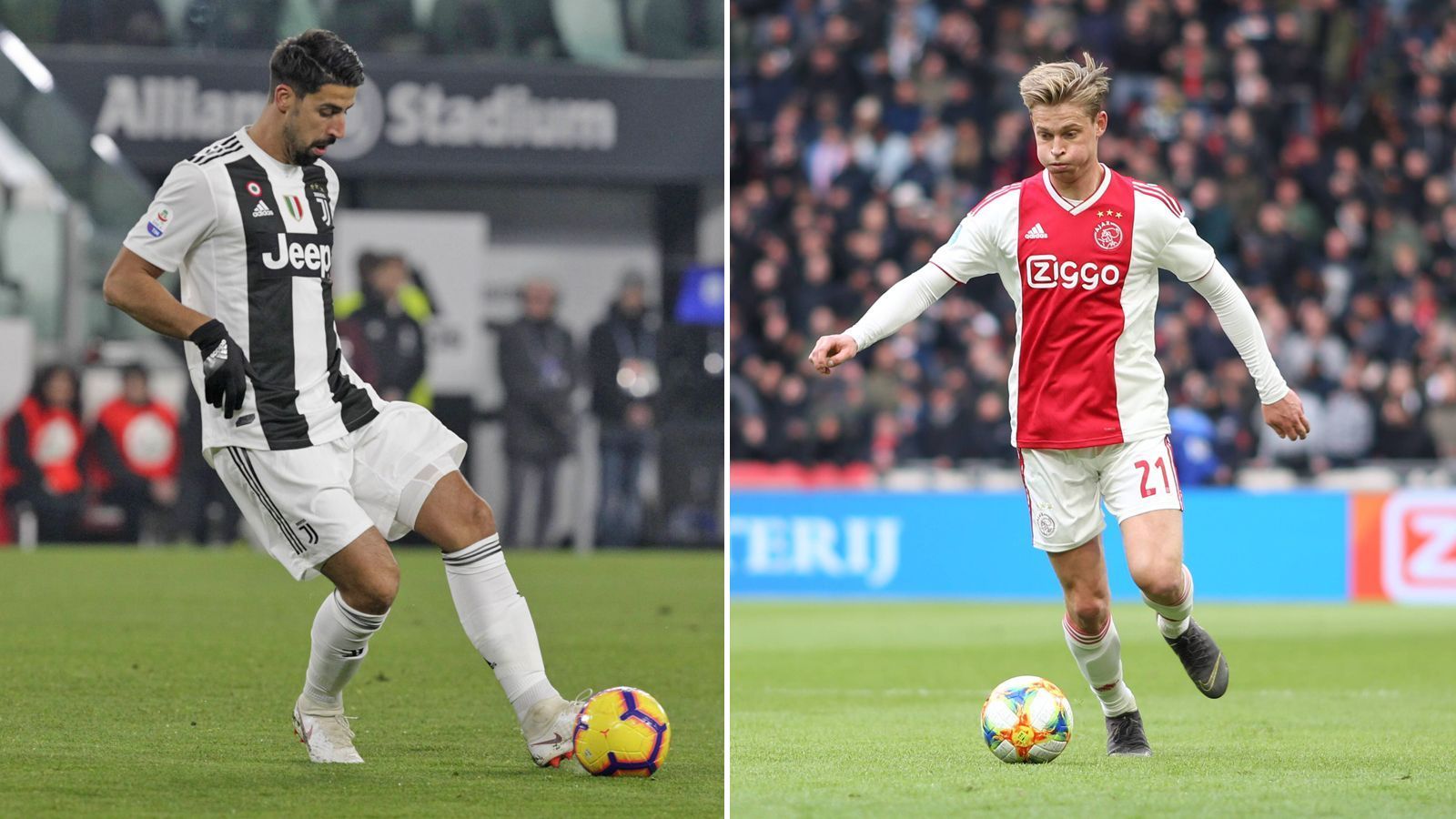 
                <strong>Mittelfeld: Sami Khedira vs. Frenkie de Jong</strong><br>
                Durch die Verletzung von Blaise Matuidi ist Sami Khedira ein heißer Kandidat für die Startelf. Allerdings fehlt Khedira noch ein wenig die Spielpraxis. Seit seinen Herzproblemen stand Khedira noch nicht einmal wieder über 90 Minuten auf dem Feld. Bei Ajax hingegen läuft auf dieser Position gleich das nächste Juwel auf. Mit Frenkie de Jong haben die Niederländer eines der größten Talente der Welt auf der defensiven Mittelfeld-Position. De Jong besticht besonders mit guter Zweikampfführung, einem guten Spielaufbau und starker Übersicht. All das bringt ihm den nächsten Punkt für sein Team ein. Zwischenstand: 3:3.
              