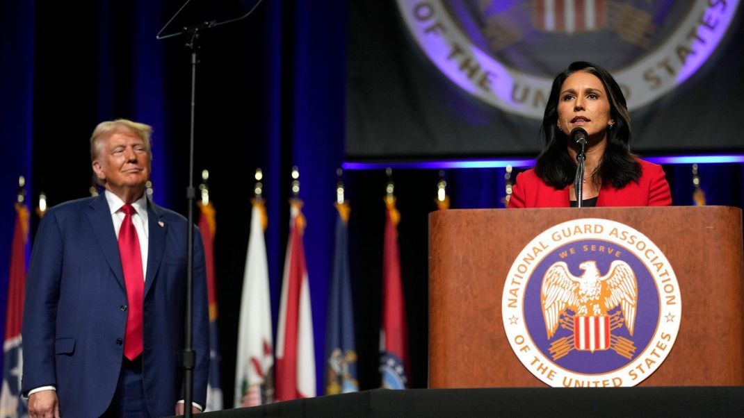 Tulsi Gabbard war einst Soldatin in der Nationalgarde.