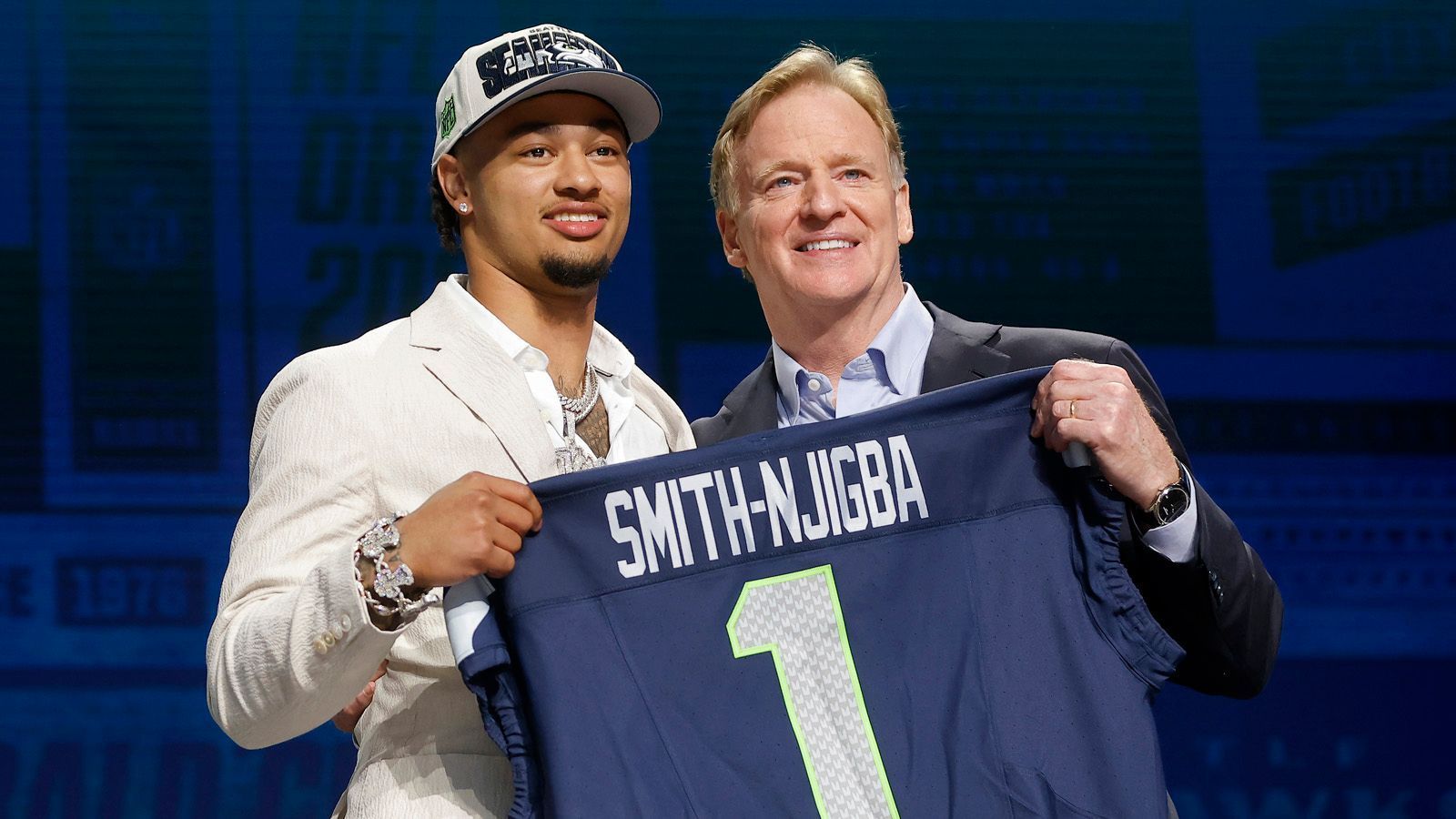 
                <strong>Draft-Pick 20: Seattle Seahawks - Jaxon Smith-Njigba, WR</strong><br>
                
              