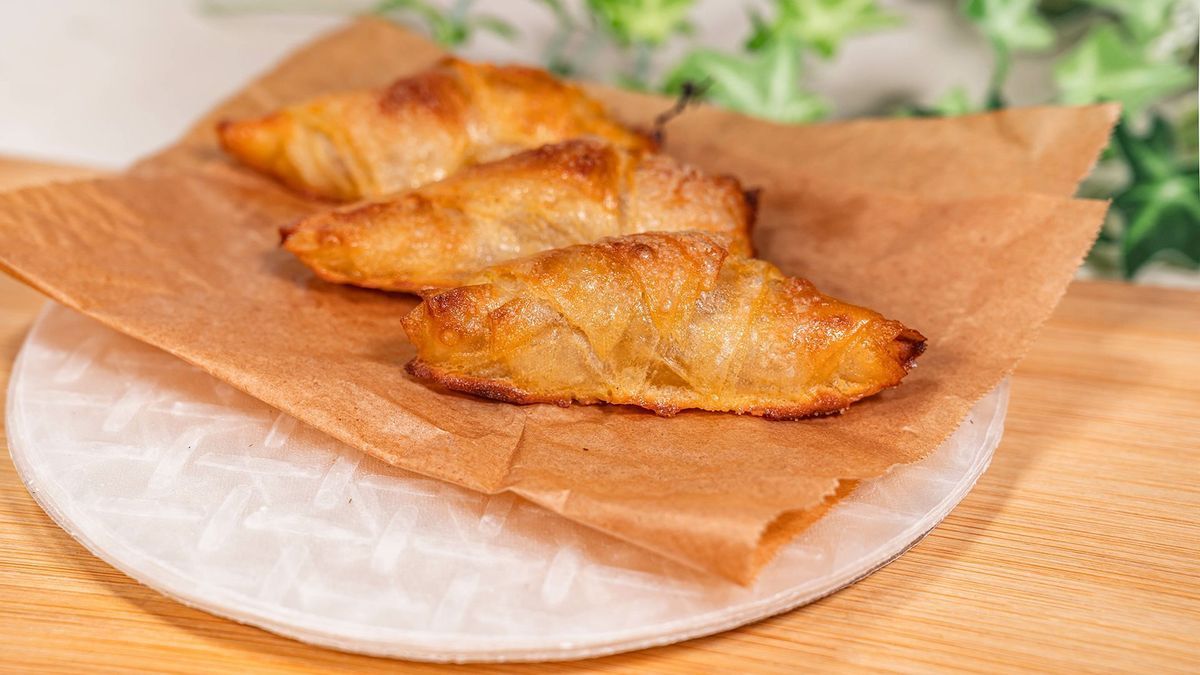 Reispapier-Croissant