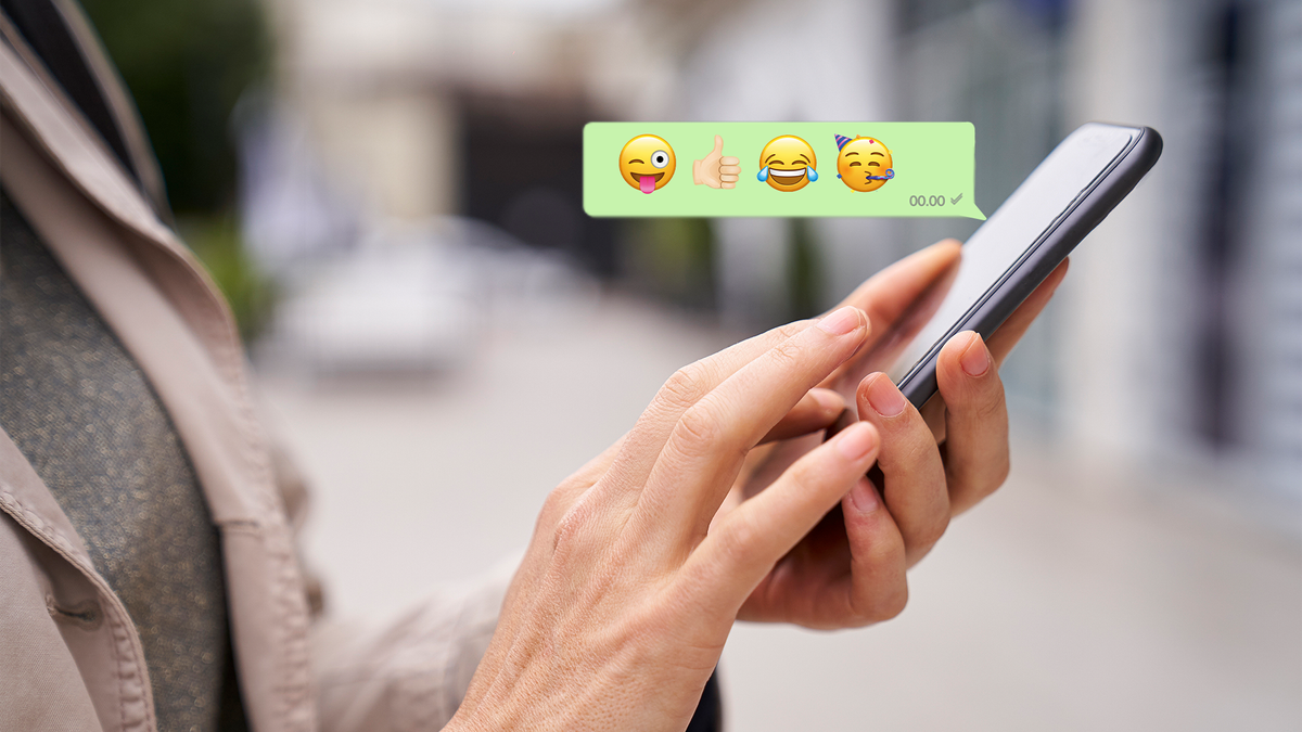 Nachrichten mit WhatsApp-Emojis