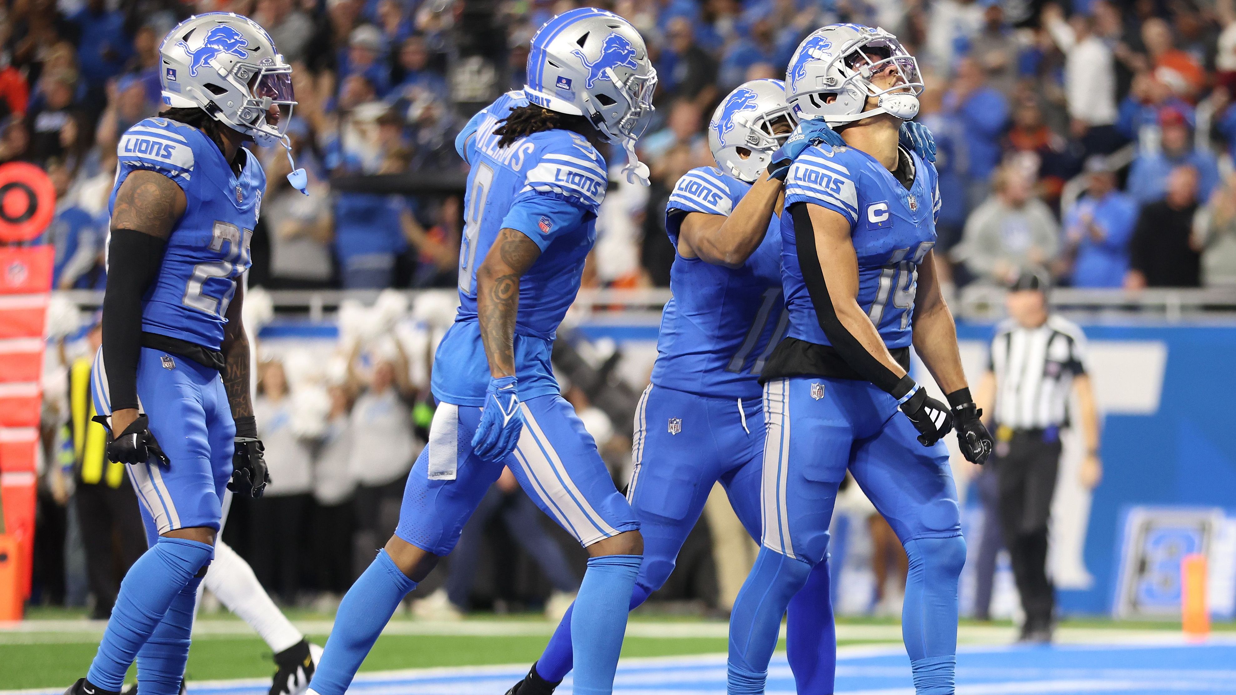 <strong>Platz 5: Detroit Lions</strong><br>
                Quote: +900 (bei einem Einsatz von 100 Dollar gewinnt man 900 Dollar)
