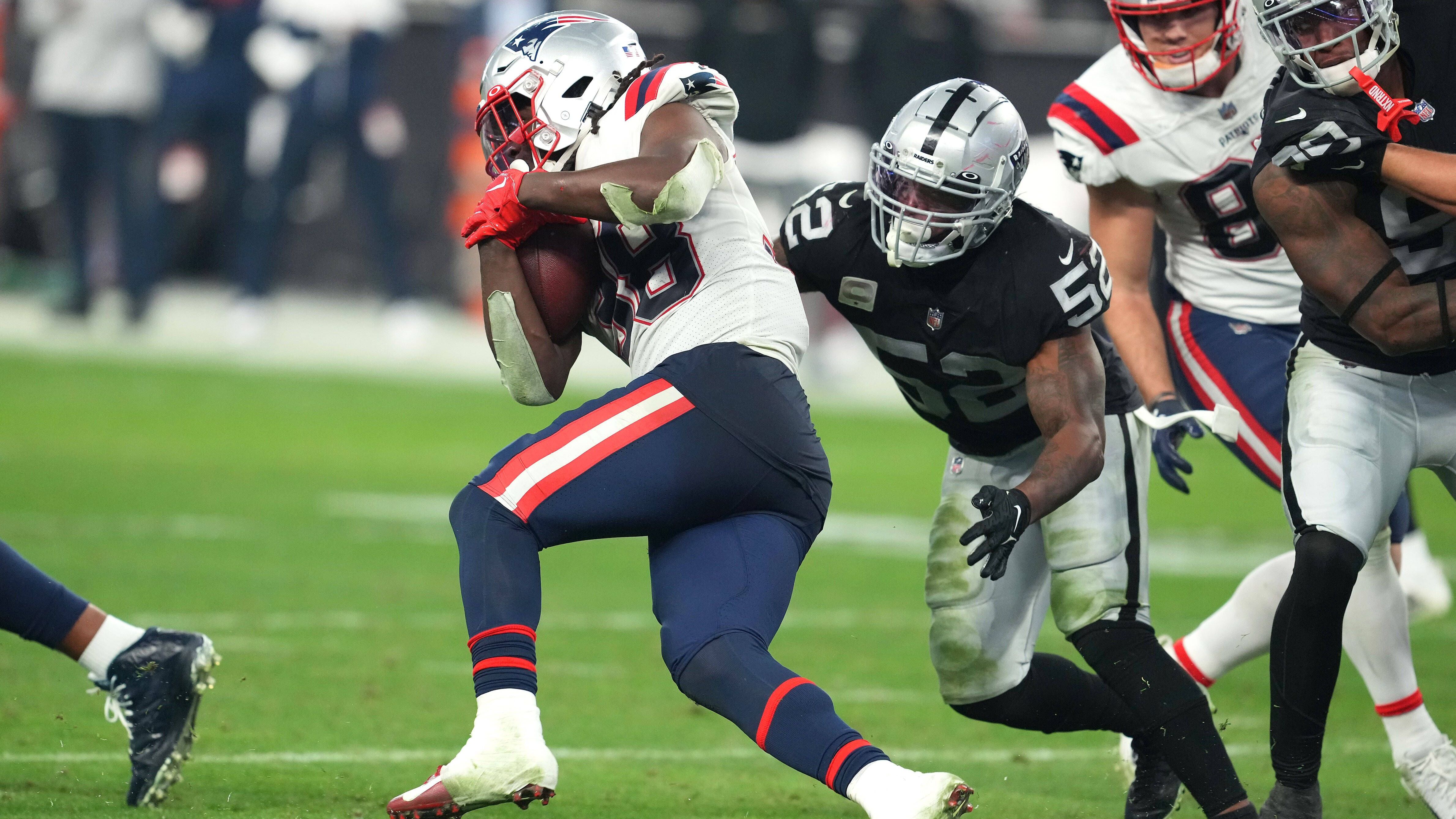 <strong>New England Patriots 28:20 Las Vegas Raiders</strong><br>Ashton Jeanty beweist gleich in seinem ersten Spiel, warum die Raiders ihn an sechster Stelle im Draft geholt haben. Doch zum Sieg reicht es nicht, da die neu formierte Patriots Offensive Line um Will Campbell Quarterback Drake Maye ein nahezu perfektes Spiel ermöglicht.