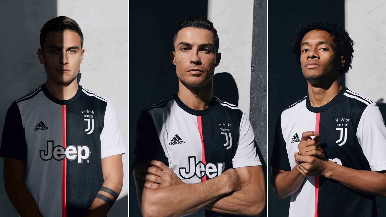 
                <strong>Juventus Turin</strong><br>
                Im letzten Heimspiel der Saison 2018/2019 gegen den AS Rom lief Juventus Turin erstmals mit den neuen Trikots für die Saison 2019/20 auf. Im Vorfeld wurde das neue Design von zahlreichen Fanprotesten begleitet, da erstmals seit 116 Jahren die traditionellen Streifen auf dem Trikot fehlen. Das neue Dress ist auf der Brustseite halb schwarz, halb weiß gehalten. Getrennt werden die beiden Farben durch einen auffälligen Längsstreifen in markantem Rosa. Die Ärmel sind ebenfalls einer weiß, der andere schwarz gefärbt. Promotet wurde das eigenwillige Trikot unter dem #BeTheStripes, mit dem nach eigenen Angaben neue Standards gesetzt werden sollen.
              