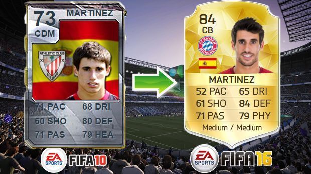 
                <strong>Javi Martinez (FIFA 10 - FIFA 16)</strong><br>
                Javi Martinez (FIFA 10 - FIFA 16)
              