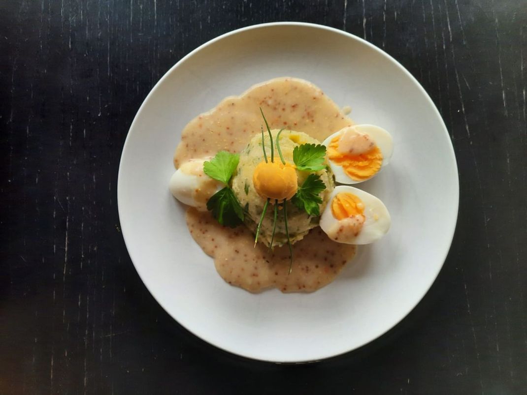 In den Niederlanden beliebt: Eintopf aus gestampften Kartoffeln und Gemüse.