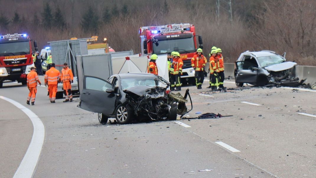 Zwei Tote bei mutmaßlichem Geisterfahrer-Unfall auf A6