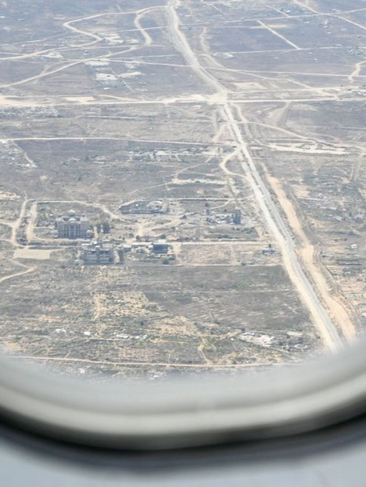 Letzter Blick aus dem Flugzeug: Immer weniger Deutsche verbleiben im Gazastreifen.