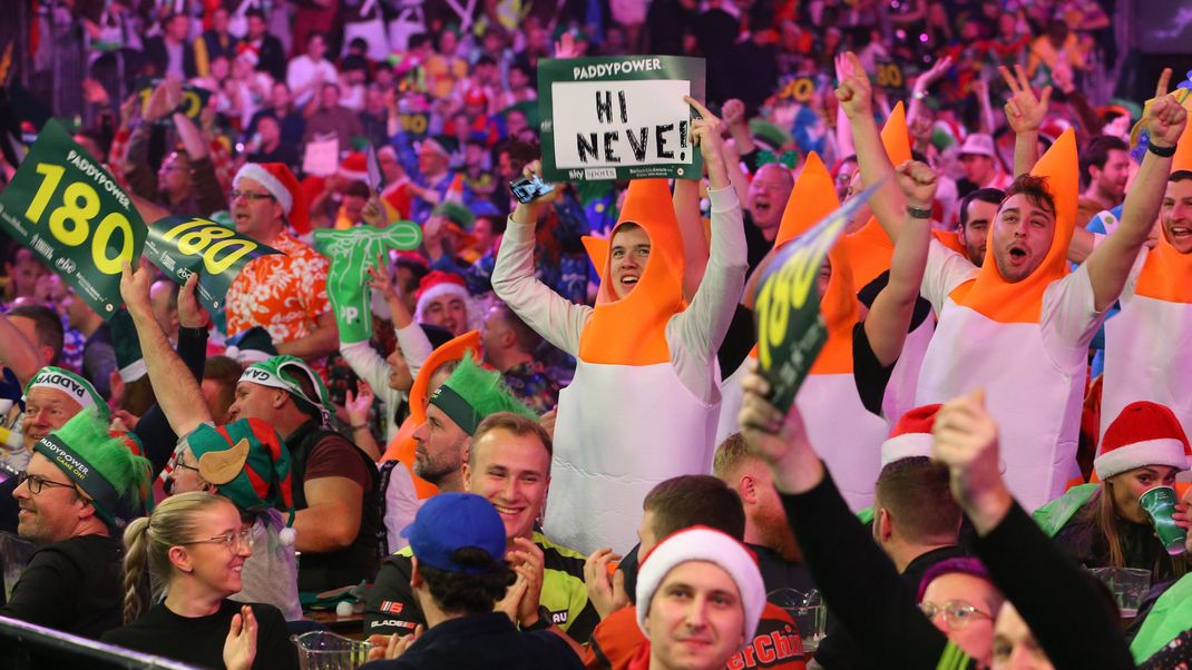DartsWM So viel kosten Getränke, Essen, und Fotos im Ally Pally