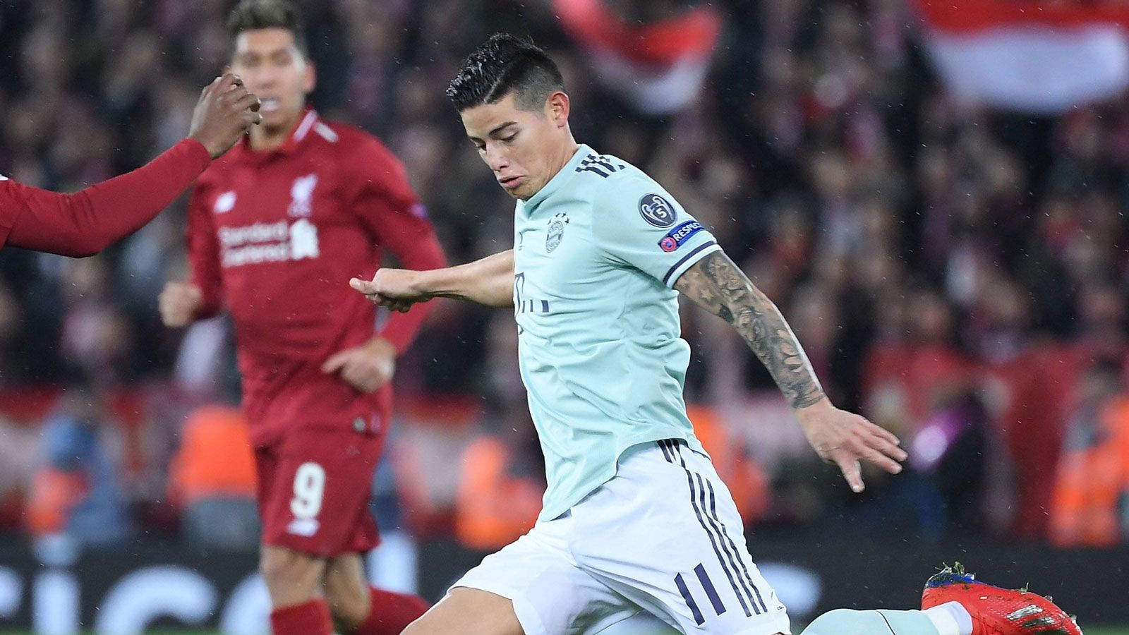 
                <strong>James Rodriguez</strong><br>
                Offensiv über weite Strecken blass und mit einigen Ballverlusten, die Liverpool gute Chancen ermöglichen. Macht kaum einen Stich gegen Henderson und Co. Rackert dafür defensiv umso mehr mit. In der 88. Minute für Sanches ausgewechselt. ran-Note: 3
              