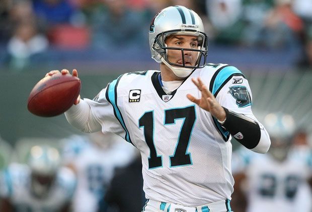 
                <strong>Carolina Panthers: Jake Delhomme</strong><br>
                Vor seinem Wechsel zu den Panthers spielte Jake Delhomme noch bei Frankfurt Galaxy. Zur Vereins-Legende wurde er jedoch erst in Carolina. 2003 führte er sein Team sogar in den Super Bowl, wo er sich nur knapp den Patriots geschlagen geben musste.
              