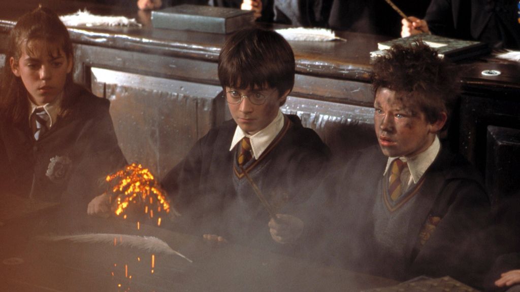 Warum in "Harry Potter und der Stein der Weisen" viele Szenen doppelt gedreht wurden