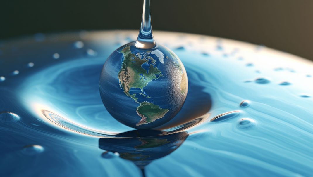 Ein großer Teil der Erde ist mit Wasser bedeckt. Aber wo kommt es eigentlich her?