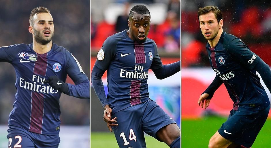 
                <strong>PSG-Revolution</strong><br>
                Paris Saint-Germain steht im Sommer angeblich vor einem Umbruch. Stars wie Jese, Blaise Matuidi oder Grzegorz Krychowiak (v. li.) könnten wohl "au revoir" sagen und laut "France Football" sind angeblich auch schon neue Wunschspieler gefunden. Genug Geld für eine Kader-Revolution sollte dank der Scheich-Millionen jedenfalls zur Verfügung - ob die vermeintlich Auserwählten aber auch zu PSG wechseln wollen? ran.de nennt die möglichen Kandidaten für einen Paris-Transfer.
              