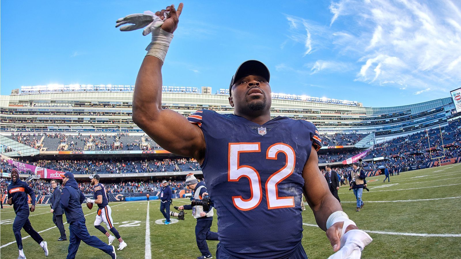 
                <strong>Platz 4: Khalil Mack (Chicago Bears)</strong><br>
                Garantiesumme: 90.000.000 DollarPosition: Linebacker
              