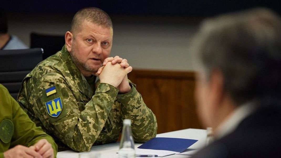 Ein Büro des Chefs der ukrainischen Streitkräfte, Waleryj Saluschnyj, sollte offenbar ausspioniert werden.