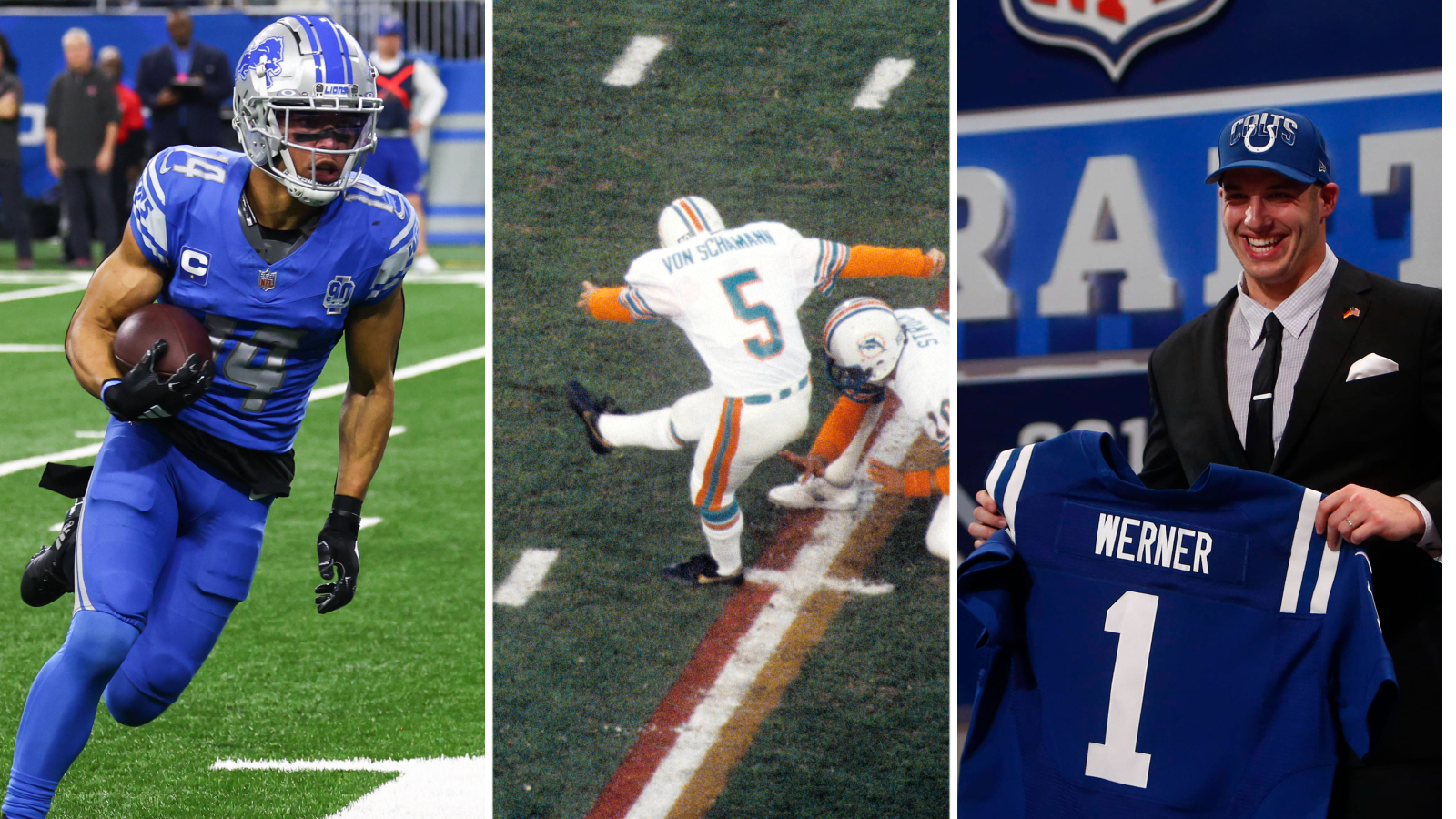 <strong>In diesen Runden wurden die deutschen NFL-Spieler gedraftet</strong><br>Am 24. April ist es so weit, dann beginnt wieder der alljährliche NFL Draft. In der Draft-Historie wurden bereits zehn Deutsche in der Talenteziehung gepickt. Welche Spieler waren dabei, in welcher Runde wurden sie gepickt und wie verlief ihre Karriere? <em><strong>ran</strong></em> hat die Übersicht.