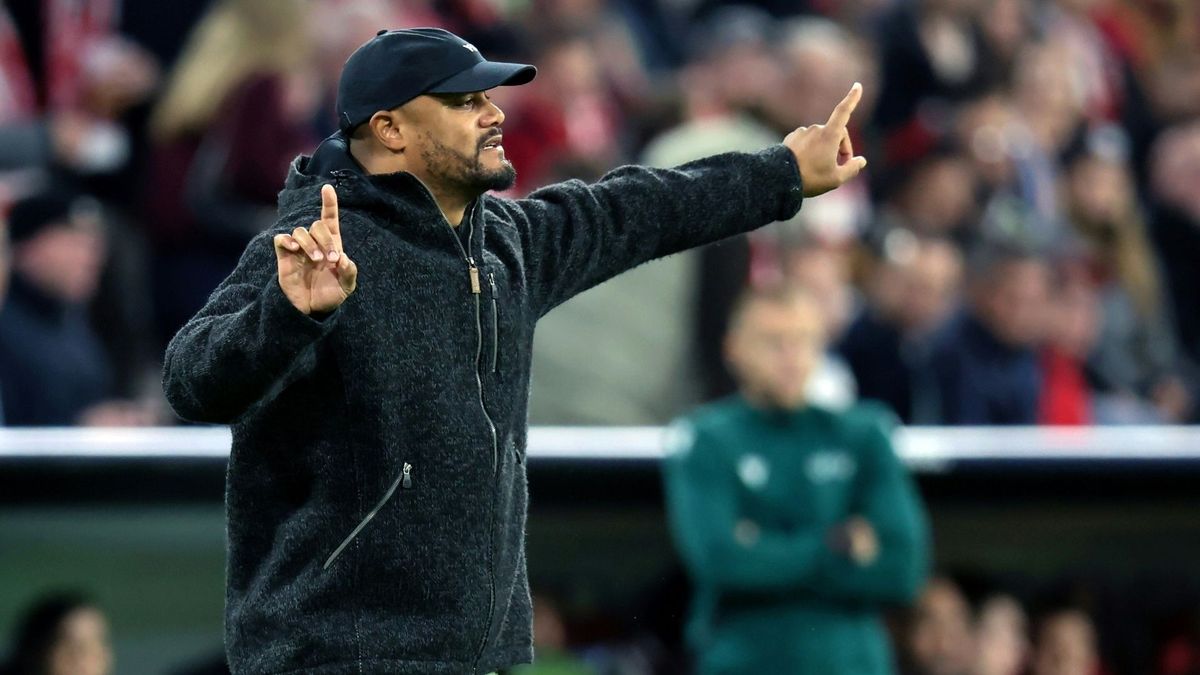 Bayern Münchens Trainer Vincent Kompany
