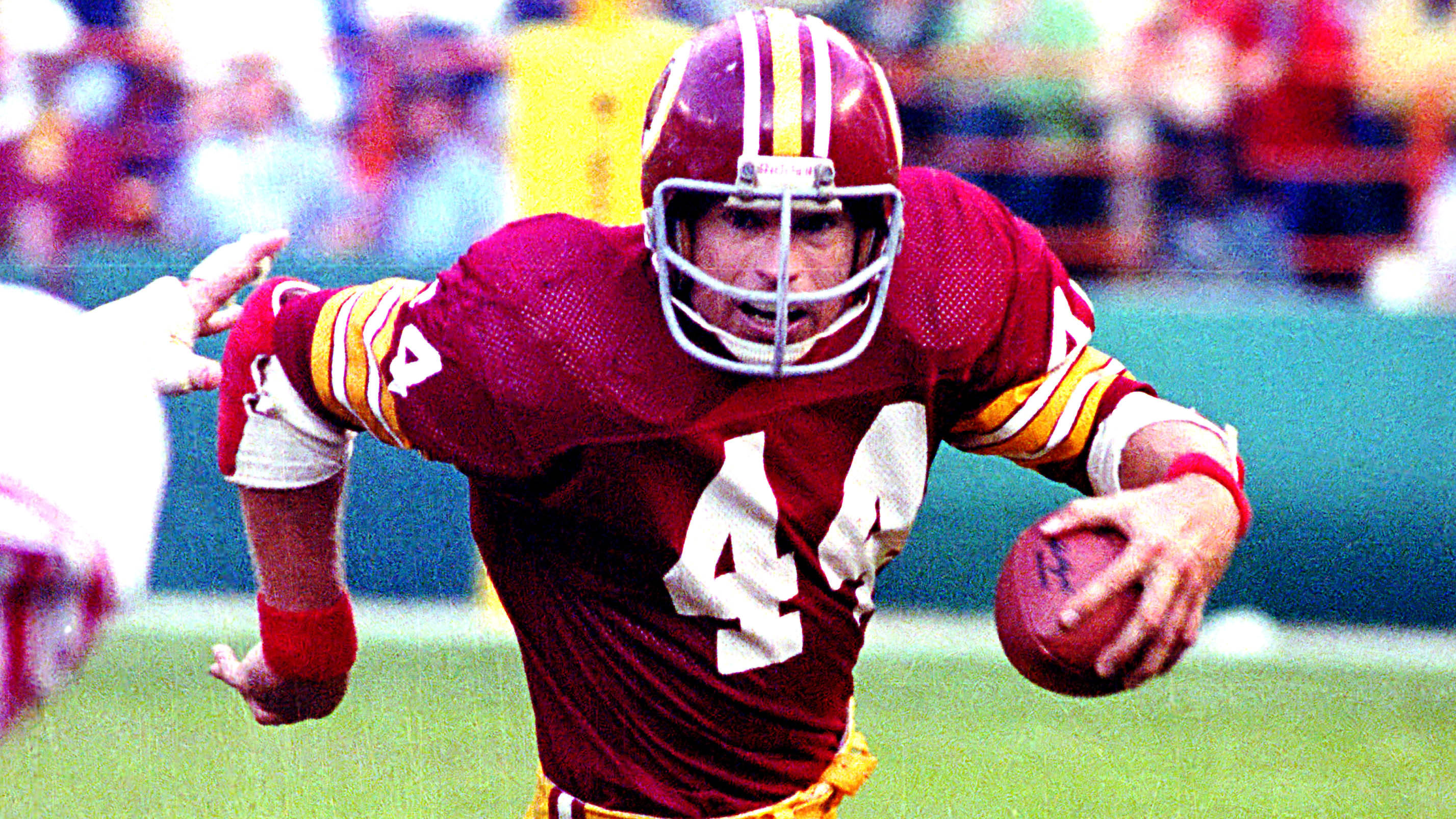 <strong>Washington Commanders - John Riggins</strong><br>Rushing-Yards: 7.472<br>Rushing-Touchdowns: 79<br>Jahre im Team: 9<br>Absolvierte Spiele: 114
