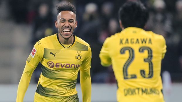 
                <strong>Platz 7 - Pierre-Emerick Aubameyang</strong><br>
                Bundesliga-Tore: 98Bundesliga-Spiele: 143Alter: 28 JahreIn der Bundesliga aktiv für: Borussia Dortmund
              