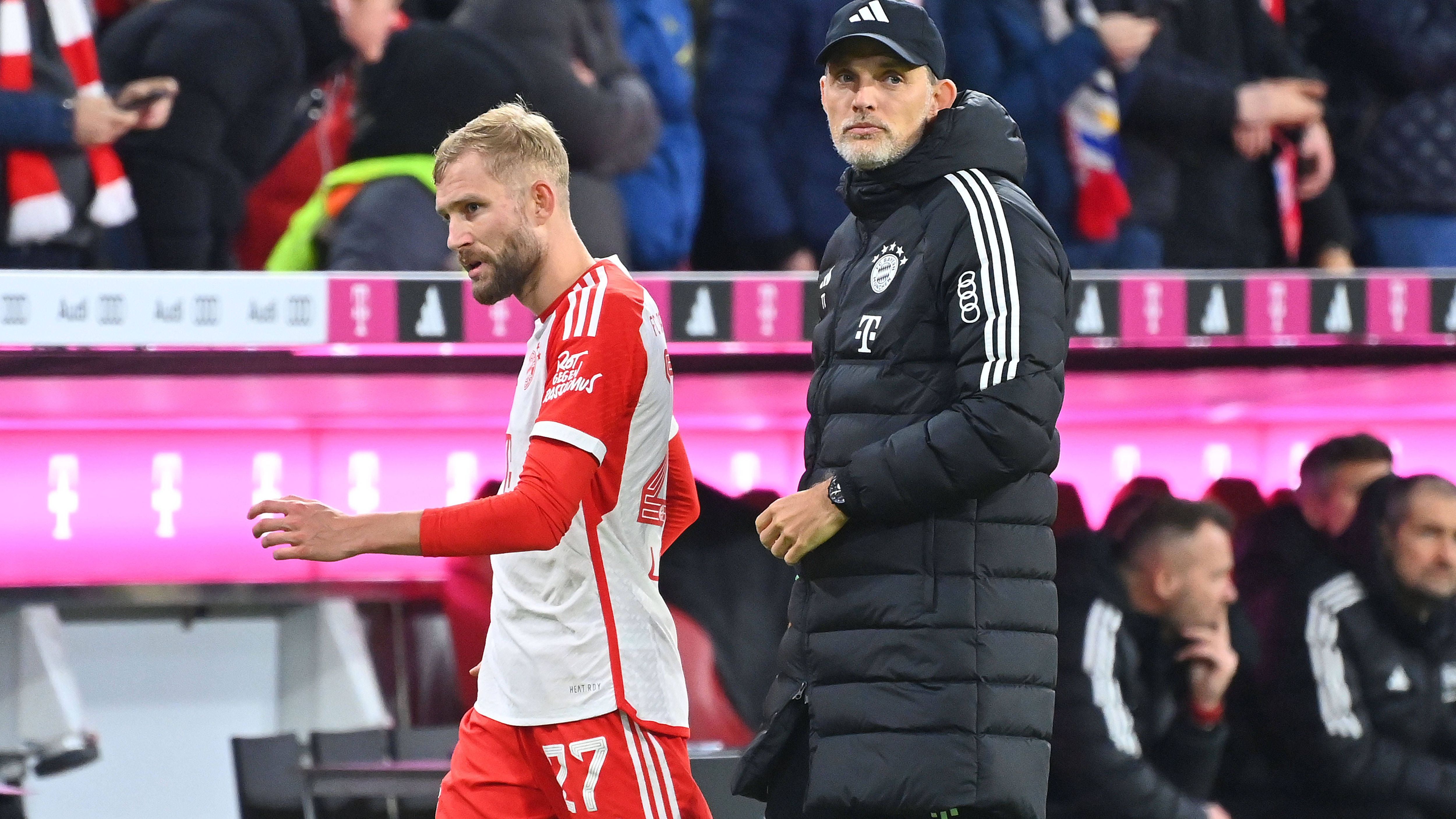 <strong>Konrad Laimer</strong><br>Wie Kimmich, so erwischte es auch Konrad Laimer beim 1:0-Sieg gegen Union. Der 26-jährige Österreicher zog sich eine langwierigere Wadenverletzung zu und wird damit wohl bis zumindest Ende März 2024 ausfallen.