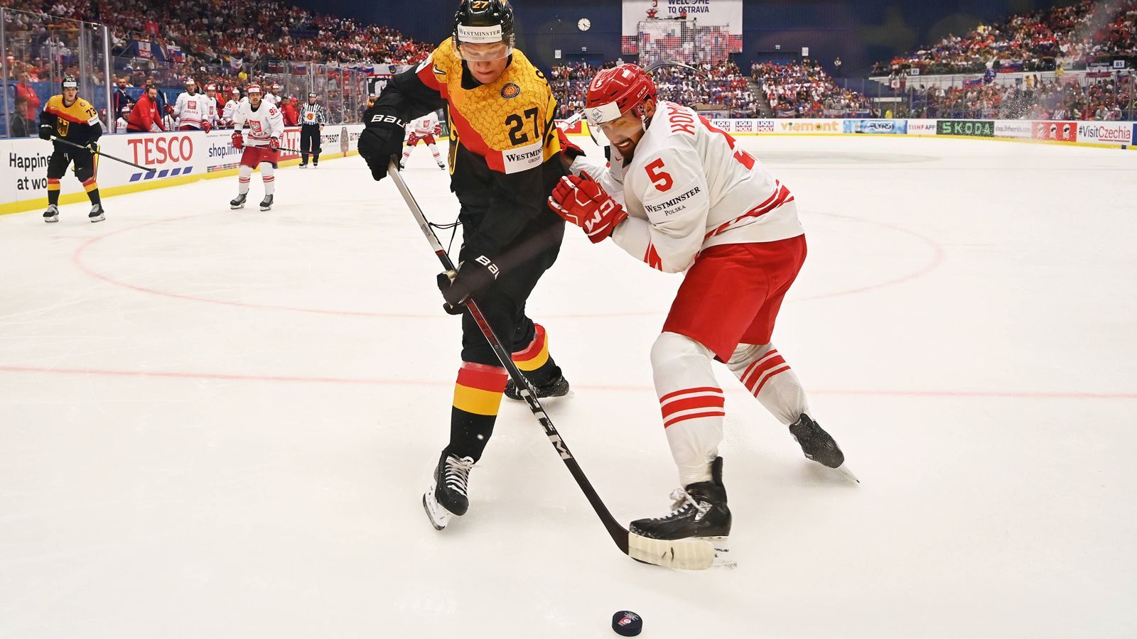 <strong>Penalty Killing</strong><br>Beide Unterzahlformationen stehen bei den frühen Power Plays der Polen extrem sicher und lassen kaum Chancen zu. In der Folge wenig zu tun, da auch die Disziplin nach der Führung im zweiten Drittel deutlich zunimmt.