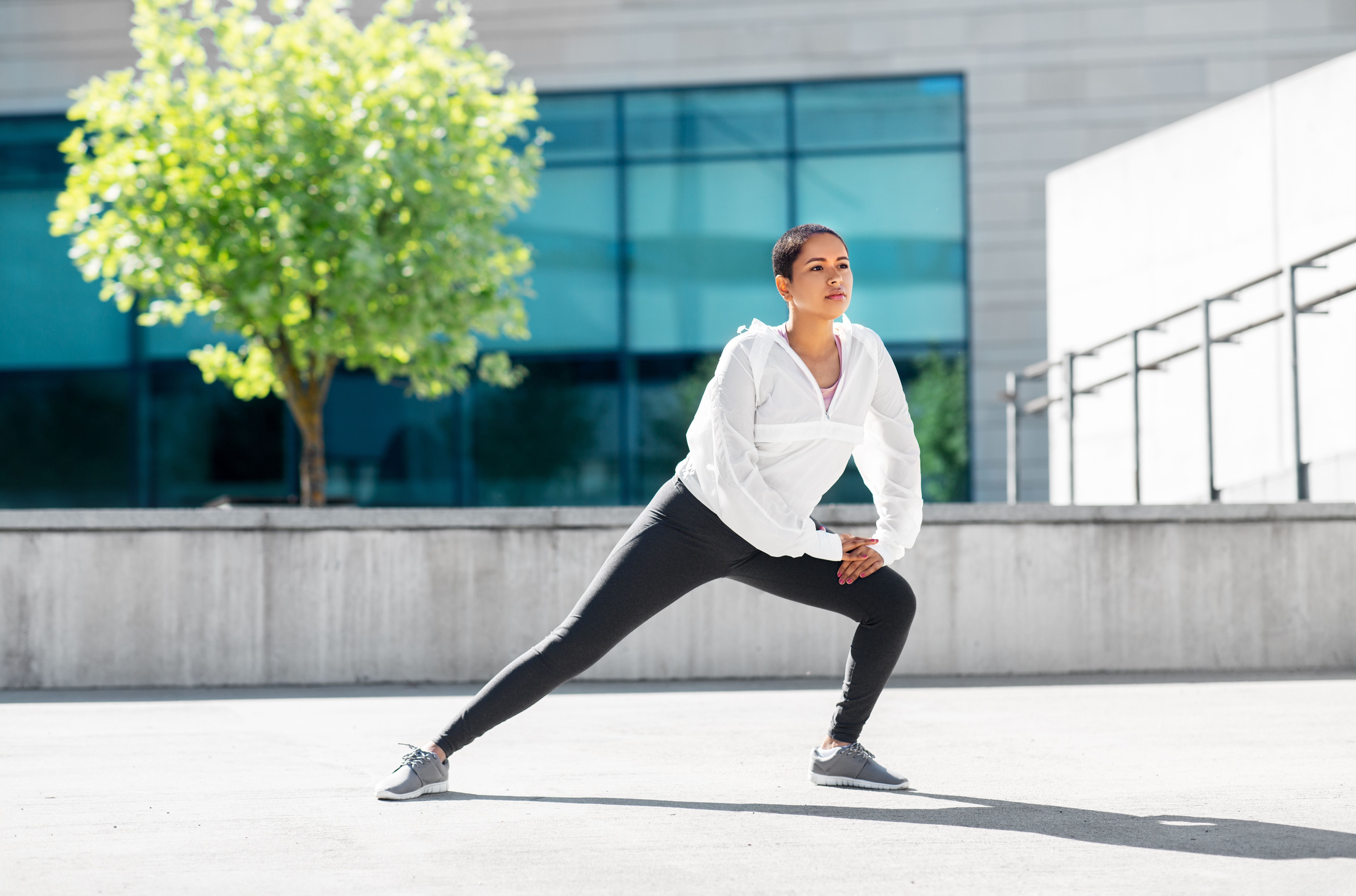 Seitliche Lunges