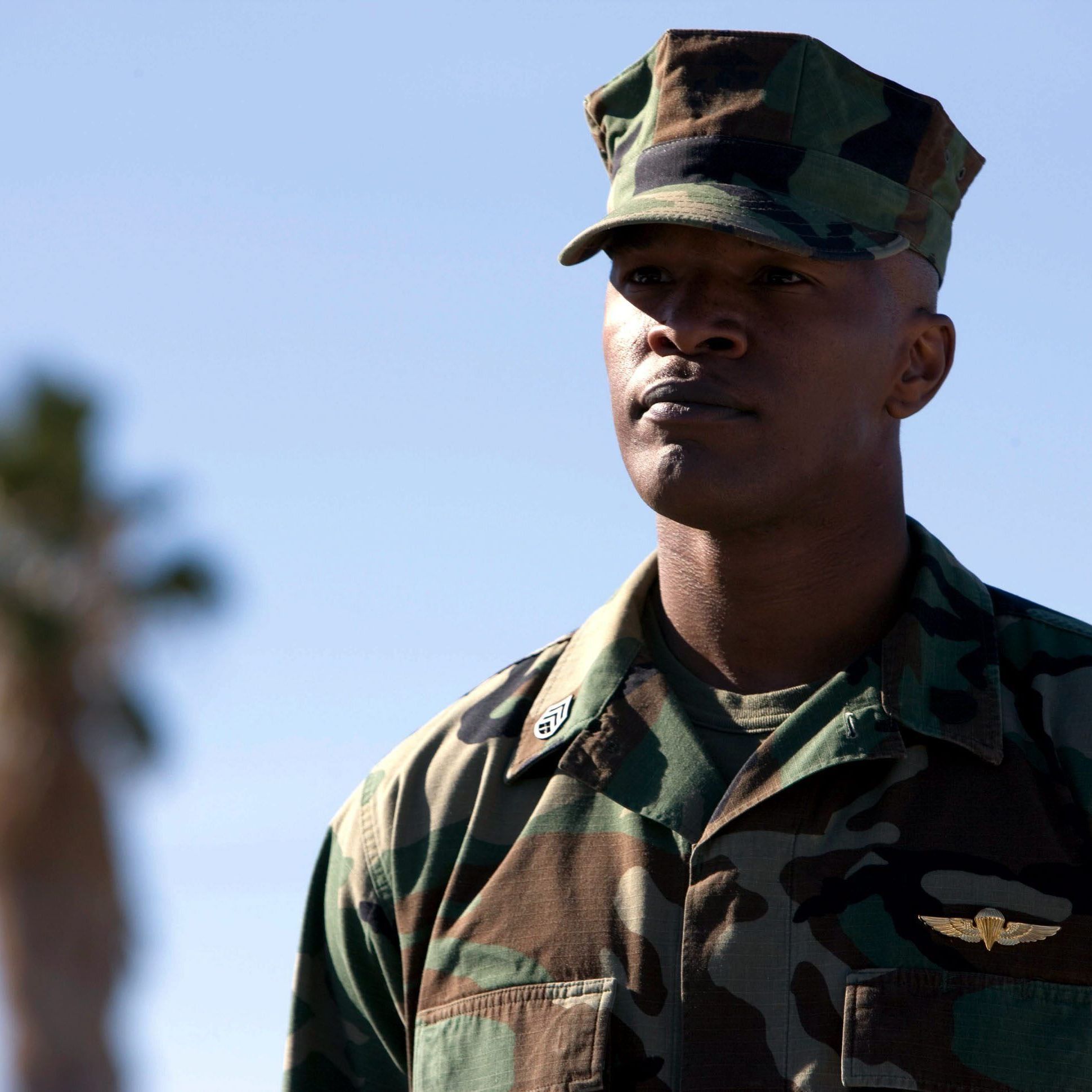 Jamie Foxx als Sergeant Sykes im Film "Jarhead - Willkommen im Dreck".