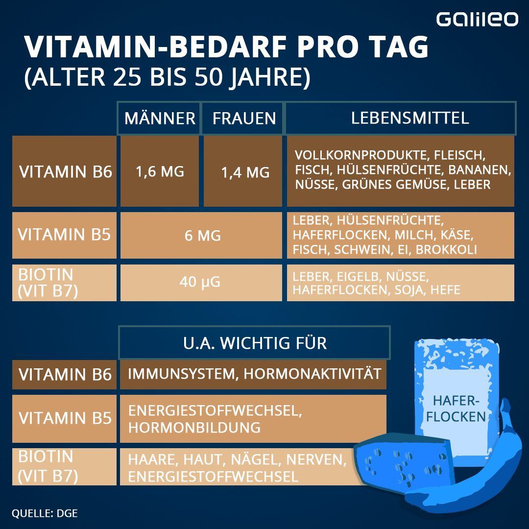 Vitamin A, Zink, Proteine und Co.: Wieviel dein Körper davon braucht