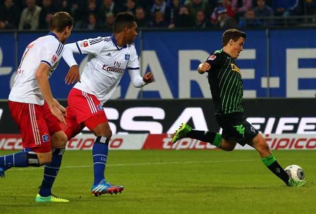 
                <strong>Hamburger SV - Borussia Mönchengladbach 0:2</strong><br>
                Max Kruse ist in Hamburg der entscheidende Mann für die Borussia. Mit einem Doppelpack schießt der 25-Jährige seinen Verein zum ersten Auswärtssieg der Saison
              