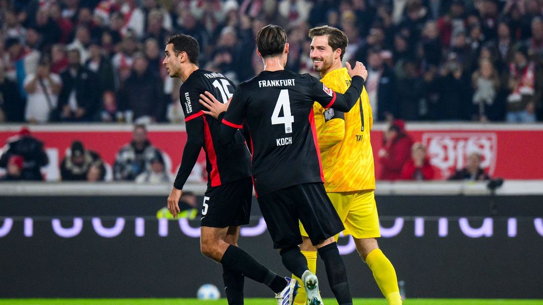 Nach einem spannenden Endspurt: Eintracht Frankfurt siegt gegen Gastgeber Stuttgart.