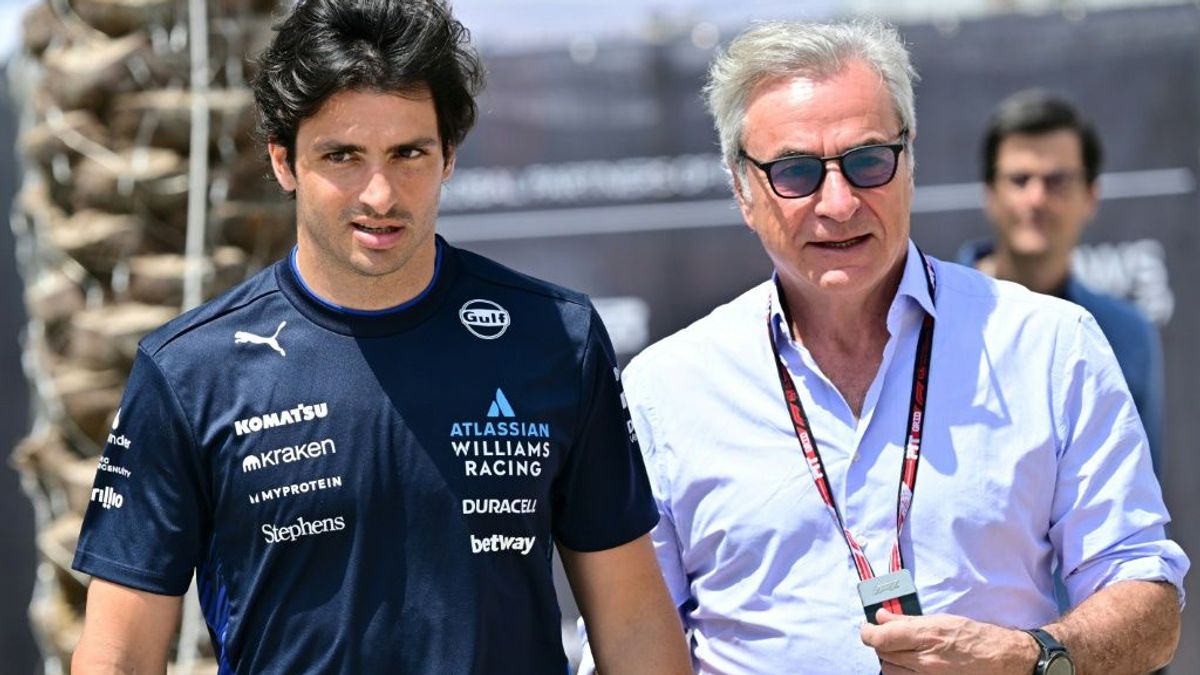 Carlos Sainz senior (r.) mit seinem Sohn