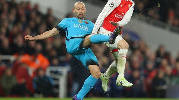 
                <strong>Javier Mascherano</strong><br>
                Javier Mascherano: Unterband in der 36. Minute in höchster Not einen Konter mit vollem Körpereinsatz. Ansonsten  gewohnt zweikampfstark. ran.de-Note: 3
              