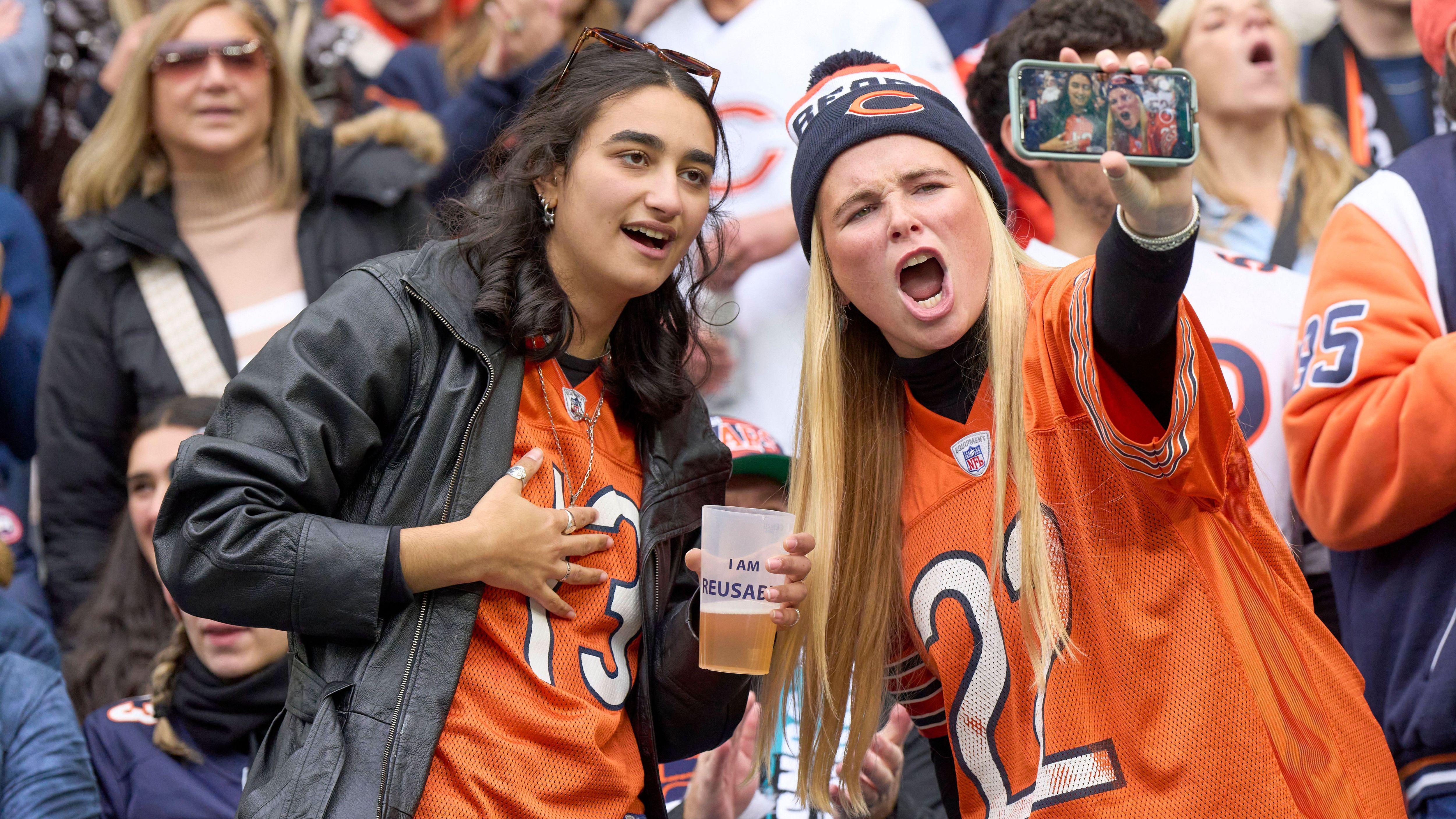 <strong>Platz 14 (geteilt): Chicago Bears</strong><br>Durchschnittliche Anzahl Drinks pro Fan: 6,6