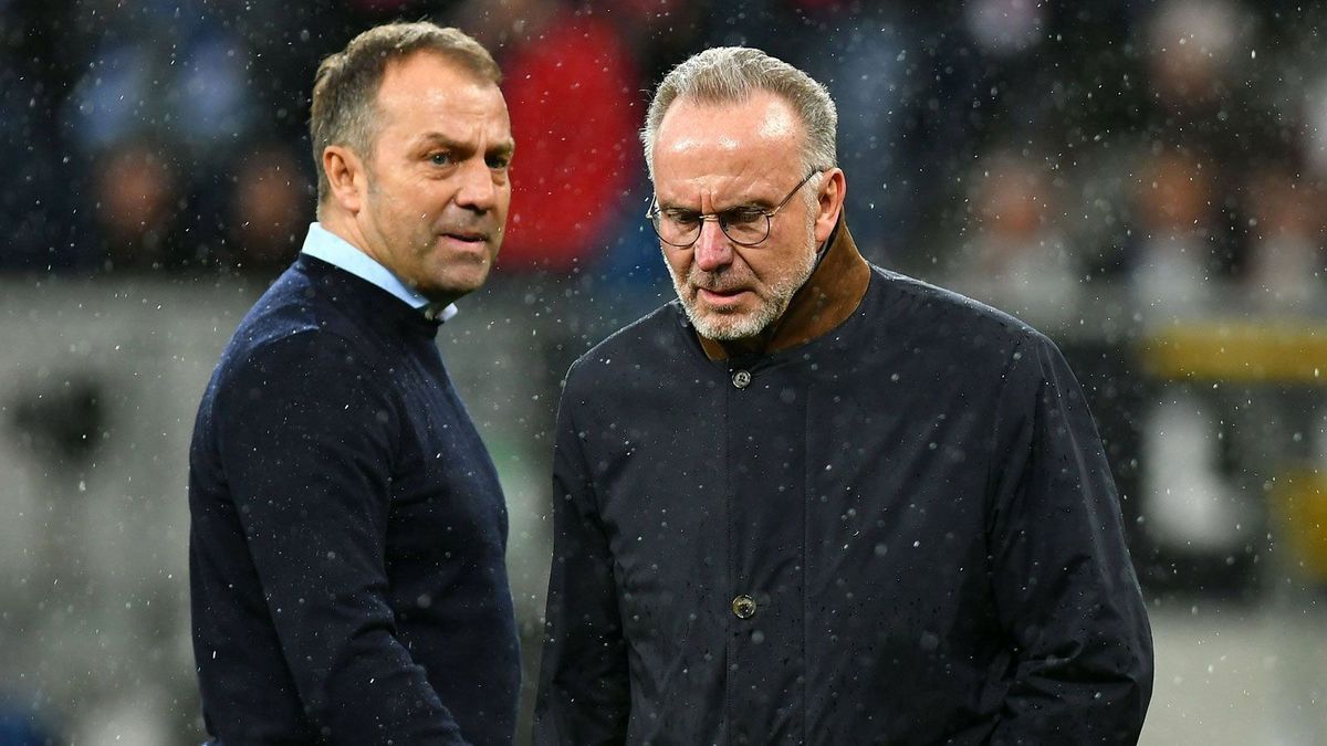 Hansi Flick und Karl-Heinz Rummenigge