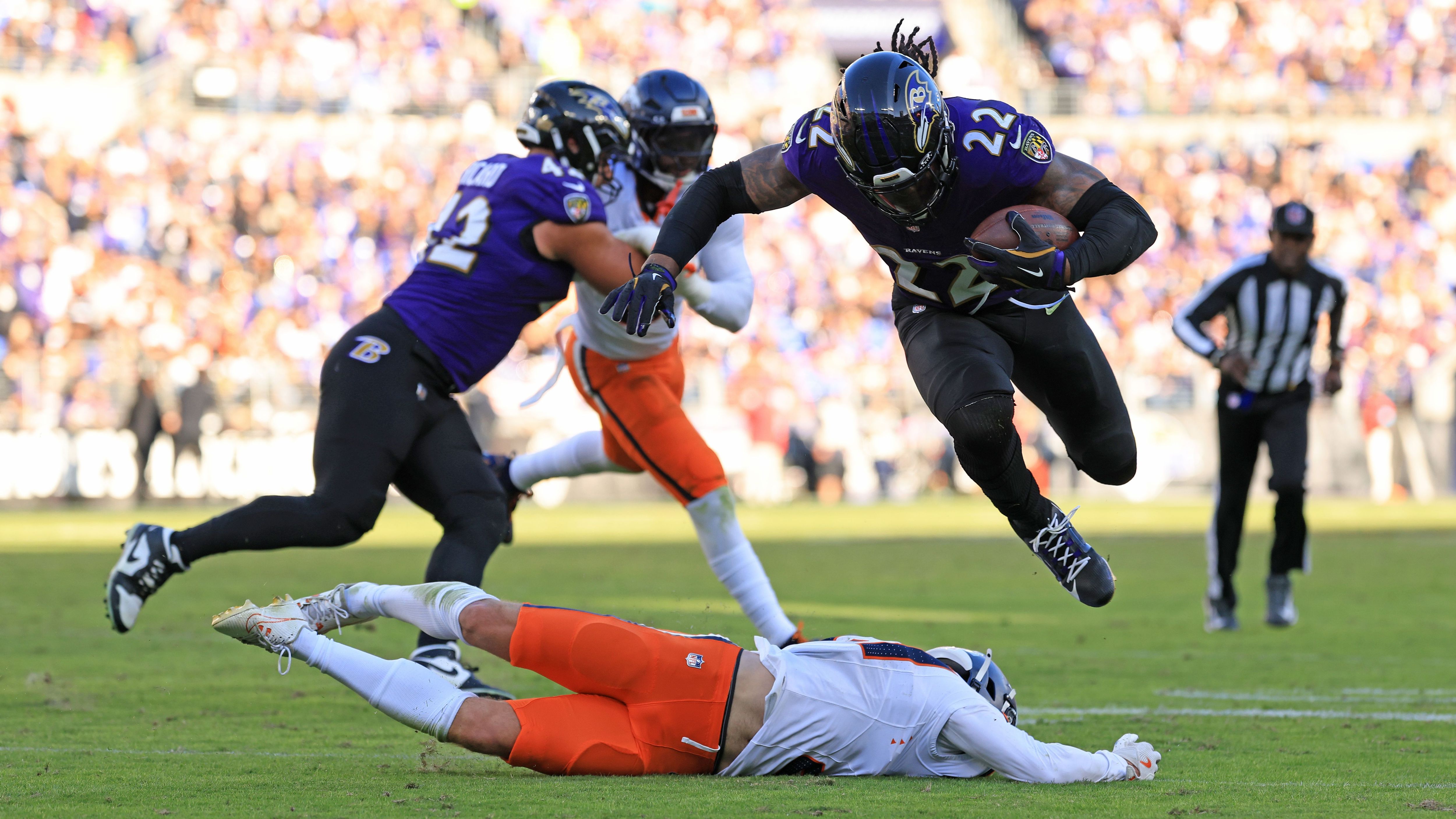 <strong>Baltimore Ravens</strong><br>Saison 2024<br>Am 03.11.2024 im Spiel gegen die Denver Broncos<br>Endergebnis: 41-10