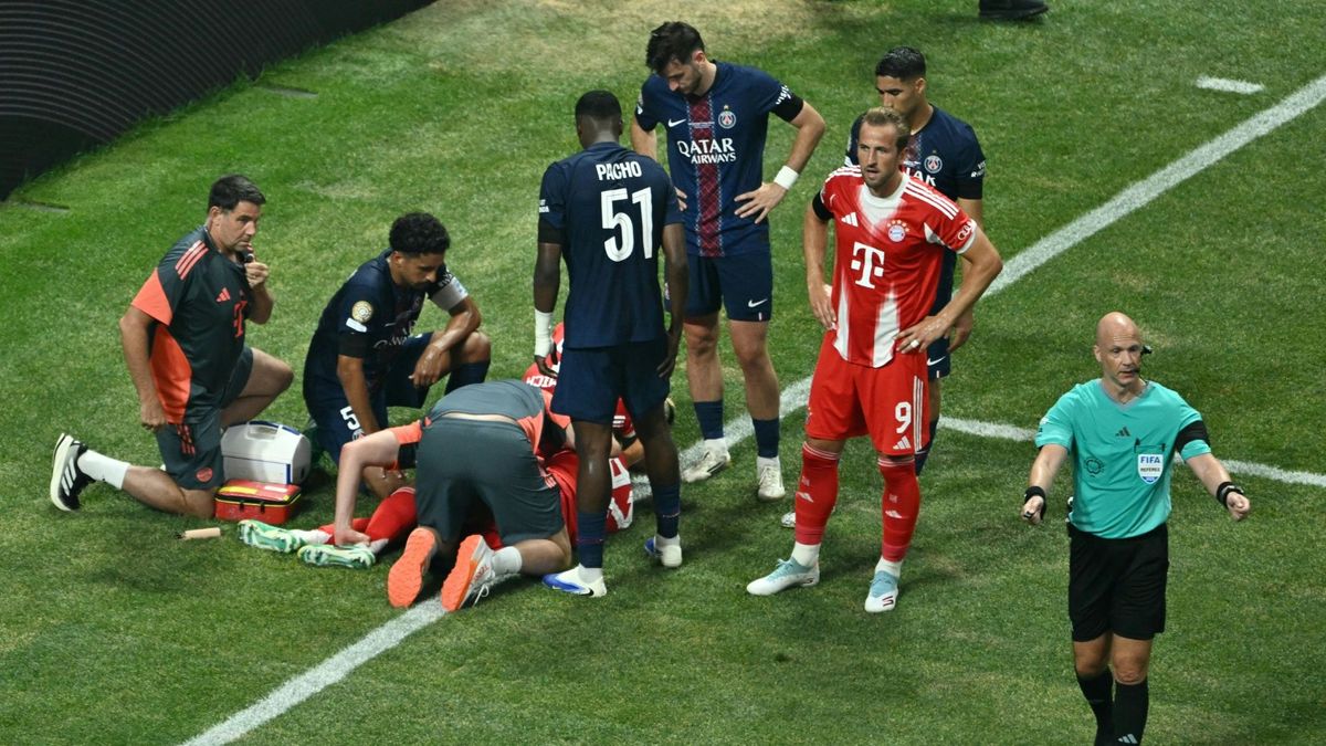 Jamal Musiala  verletzte sich in Atlanta