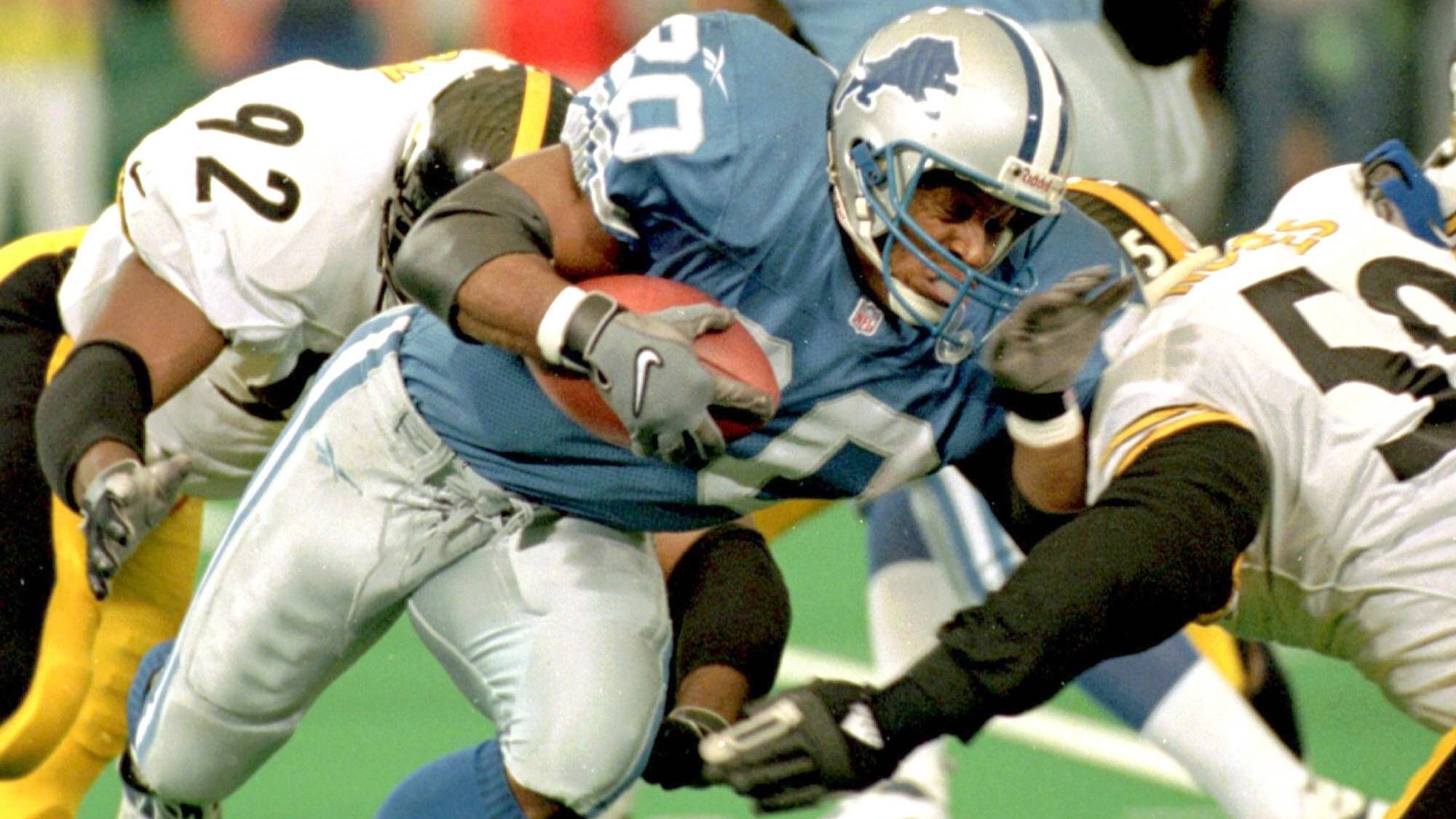 <strong>Platz 17 (geteilt): Detroit Lions (ein MVP-Titel)</strong><br>Barry Sanders (Running Back/ 1997)<br>seit 1930 in der NFL dabei