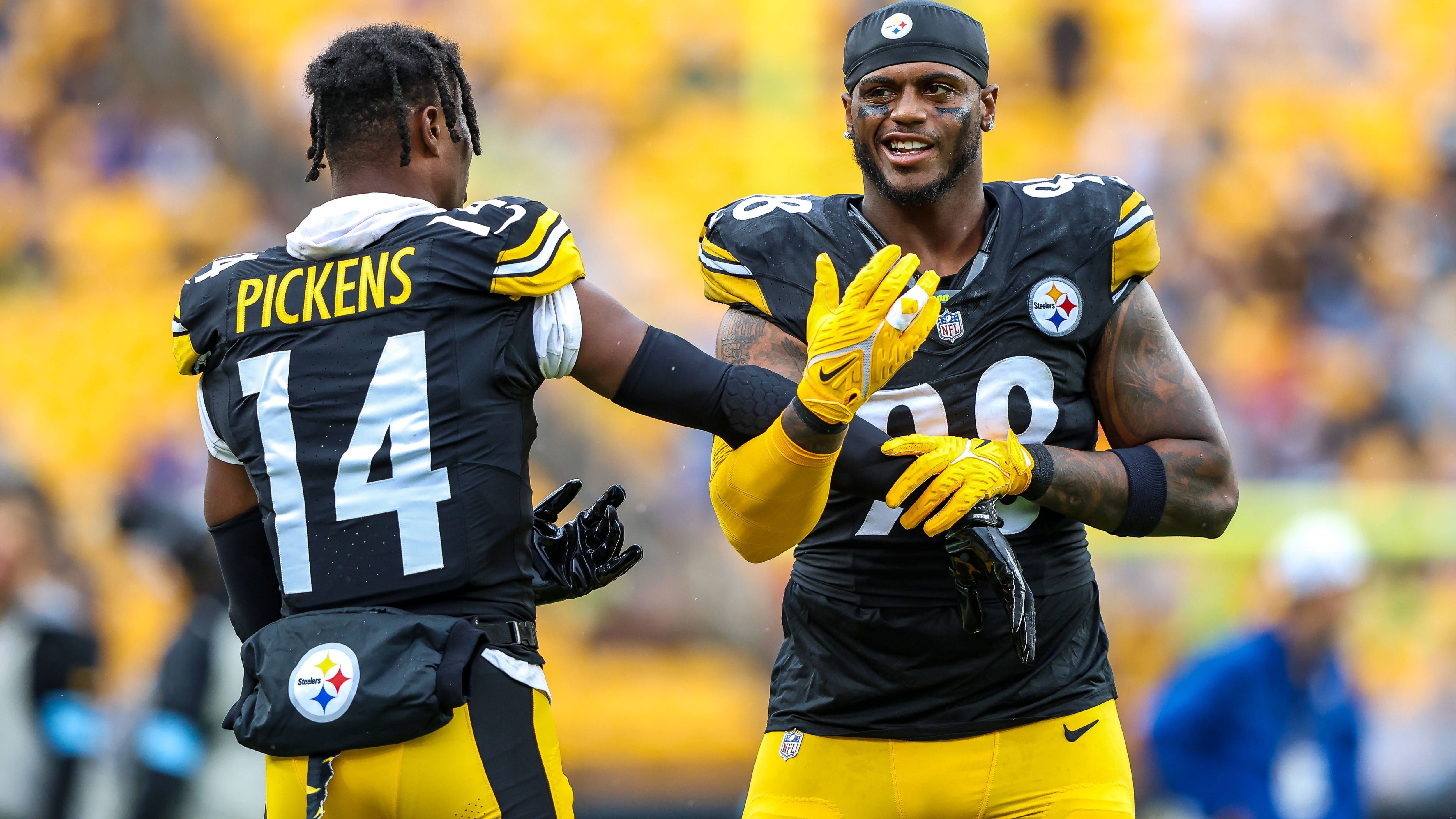 <strong>Pittsburgh Steelers: George Pickens (WR)</strong><br>Nachdem sich Dionte Johnson in Richtung Carolina Panthers verabschiedet hat, steigt Pickens bei den Steelers zum teaminternen ersten Passempfänger auf. Der 23-Jährige könnte in seiner dritten NFL-Saison den finalen Durchbruch schaffen, speziell unter dem neuen Offense-Coordinator Arthur Smith.