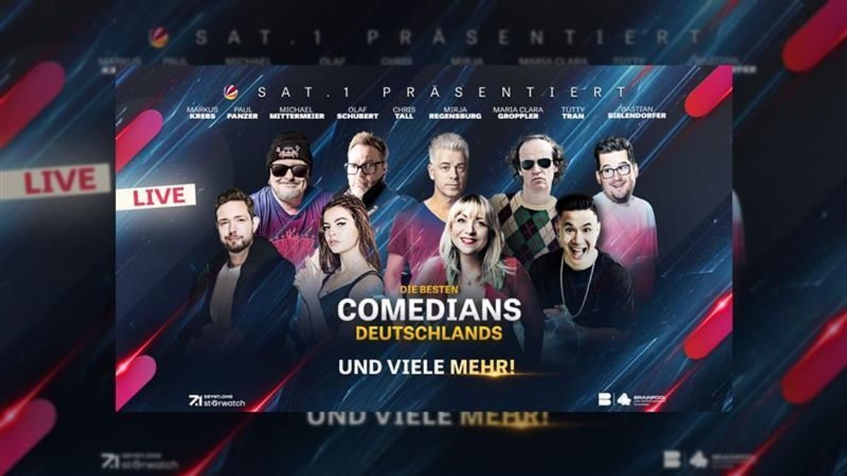 "Die besten Comedians Deutschlands" live und im TV 2024