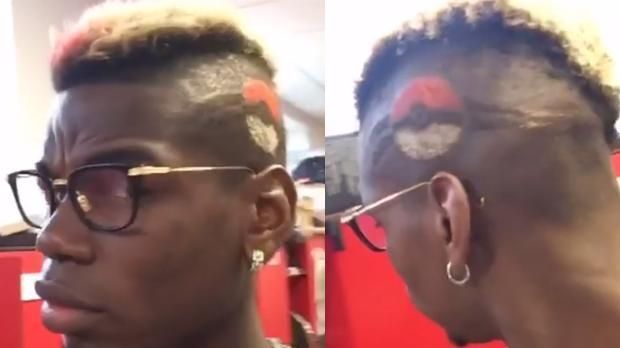 
                <strong>Paul Pogba (Februar 2016)</strong><br>
                Februar 2016: Auf Instagram veröffentlicht der Fußball-Star ein Video mit seiner neusten Idee. Dieses Mal lässt der Franzose sich den klassischen Pokeball aus der Anime-Serie Pokemon ins Haar rasieren. 
              