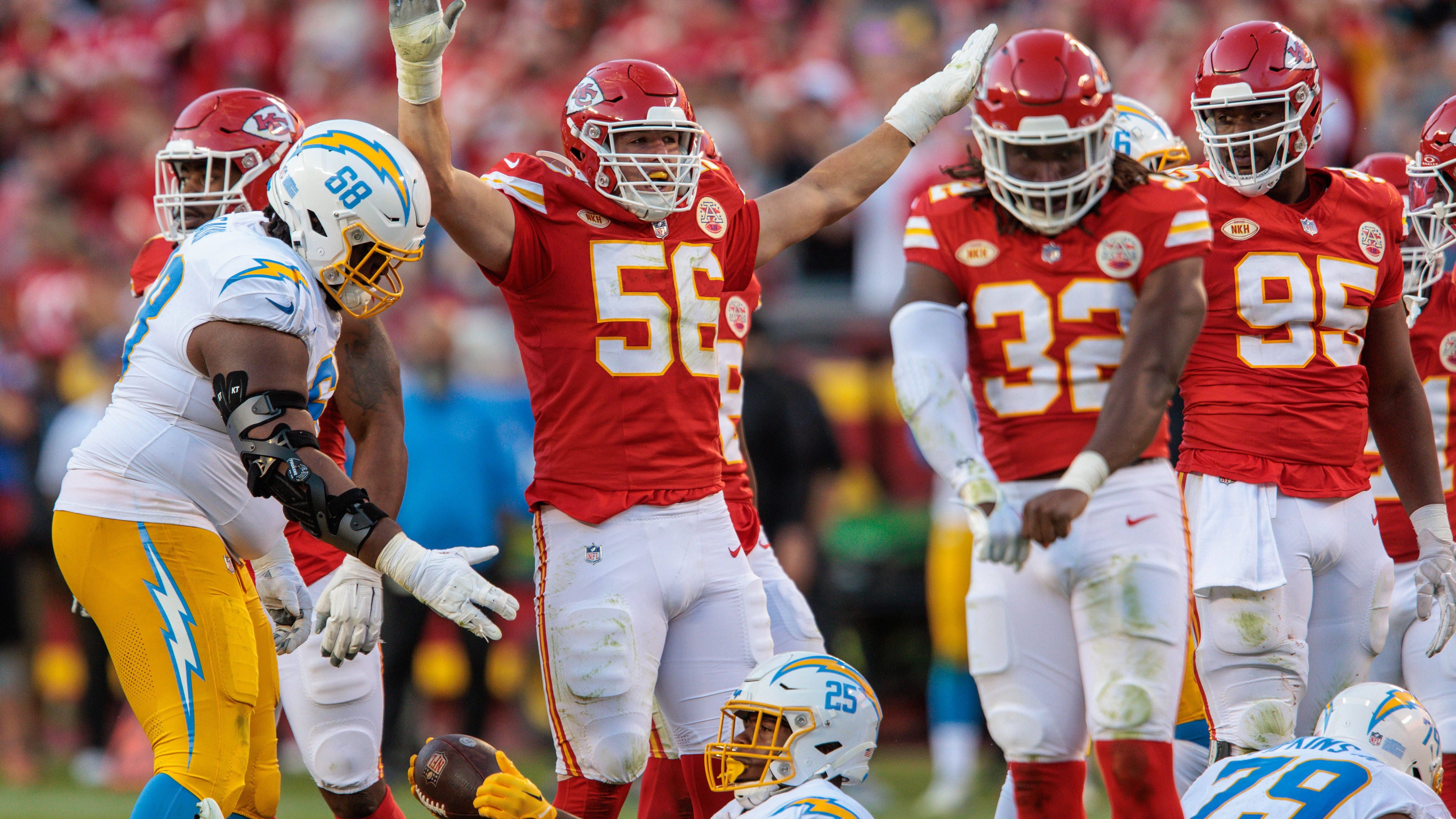 <strong>Pass Rush: Kansas City</strong><br>Team-Sacks: 57<br>Team Tackle-For-Loss: 87