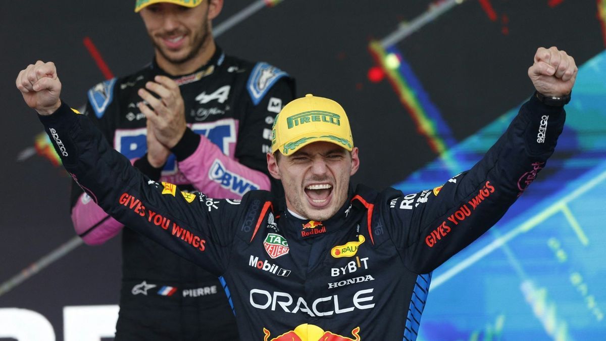 Max Verstappen stand mal wieder ganz oben auf dem Podest