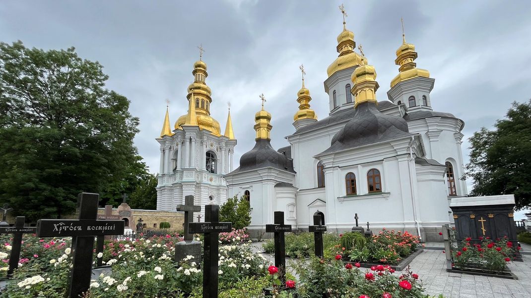 Das berühmte Höhlenkloster in Kiew gehörte zur Moskauer orthodoxen Kirche. (Archivbild)