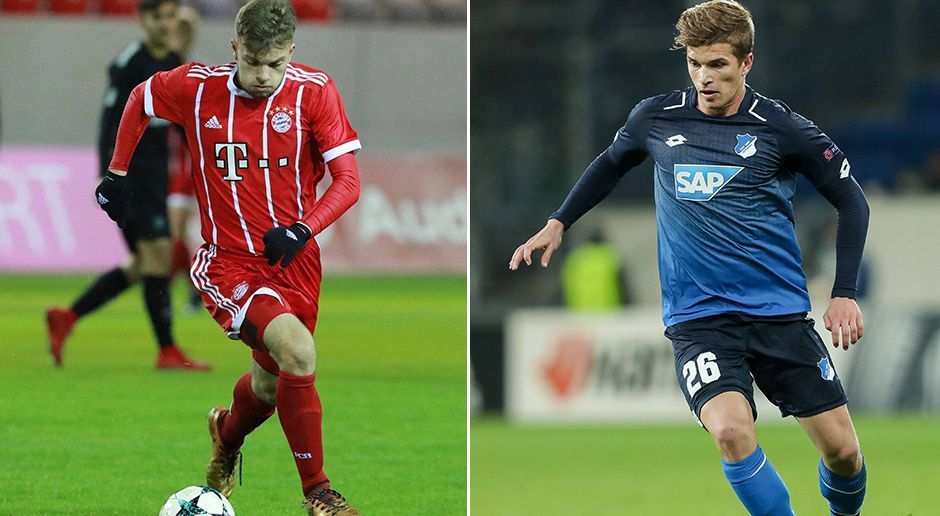
                <strong>U19-Bundesliga Süd/Südwest</strong><br>
                Im Süden spitzt sich die A-Junioren-Bundesliga auf einen Zweikampf zu. Bis auf den FC Bayern und 1899 Hoffenheim hat kein Team mehr etwas mit dem Meistertitel zu tun. Beide Teams haben erst zwei Partien verloren und stellen mit David Otto (re., 24 Tore) und Manuel Wintzheimer (li, 22 Tore) auch die besten Torschützen der Staffel. Im Moment liegen die Hoffenheimer fünf Punkte vor dem FCB, der allerdings eine Partie weniger bestritten hat. Am Samstag, den 21. April, treffen beide Teams im direkten Duell in Hoffenheim aufeinander.
              