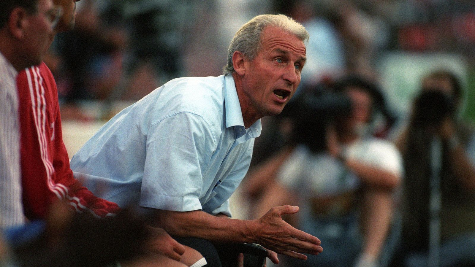 
                <strong>Giovanni Trapattoni (1. Amtszeit)</strong><br>
                &#x2022; Bayern-Trainer von Juli 1994 bis Juni 1995<br>&#x2022; Tage im Amt: 364<br>&#x2022; Bilanz der ersten sechs Spiele: drei Siege, drei Niederlagen<br>
              