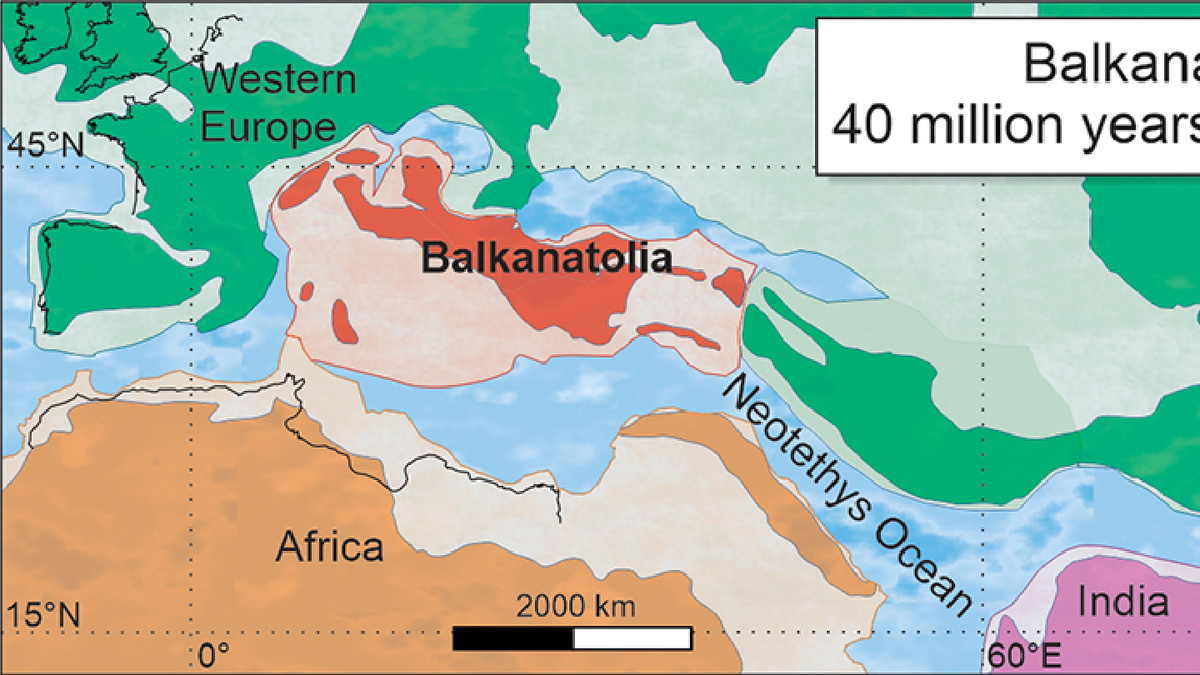 Forscher entdecken vergessenen Kontinent "Balkanatolia"
